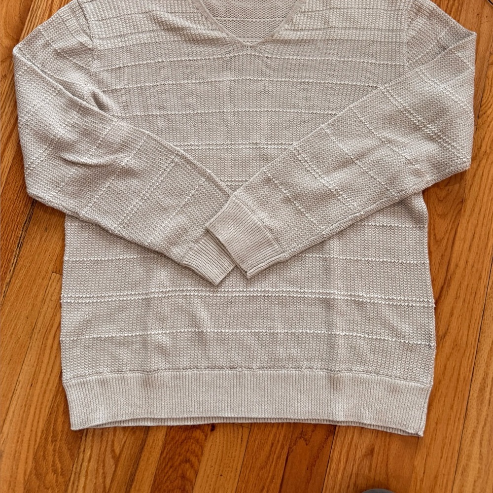 John Varvatos Textured Knit Sweater – Size XXL (Fits L–XL)